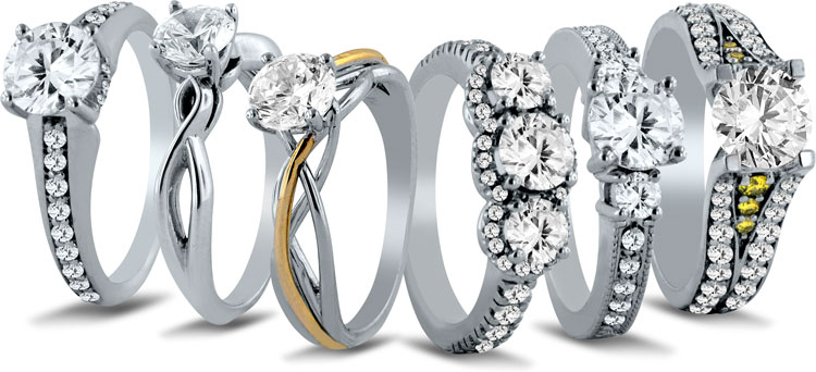 Novell engagement rings