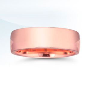 Wedding band - rose gold