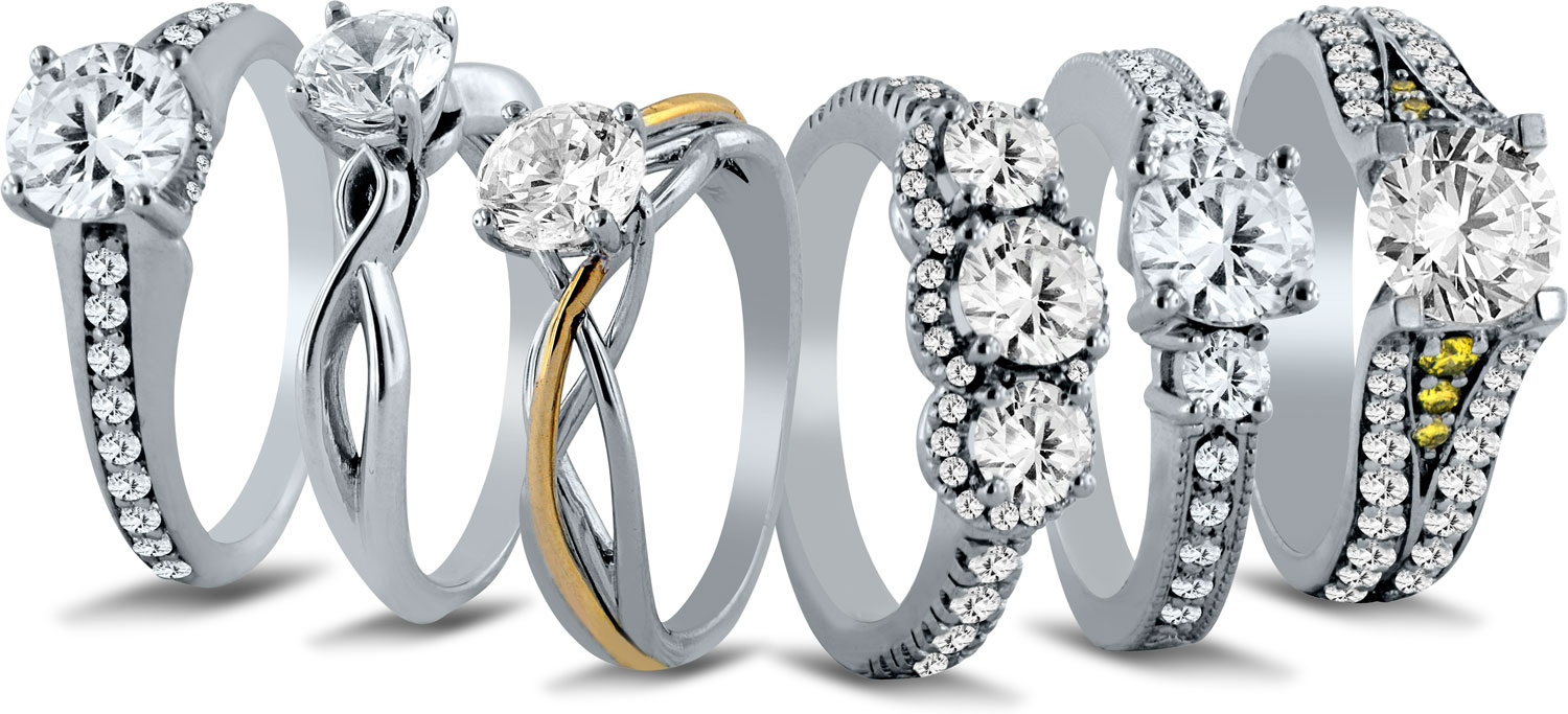 Novell engagement rings