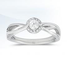 Novell Diamond Promise Ring with Twists - ED16823