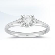 Novell Promise Ring ED16824 with Side Diamonds